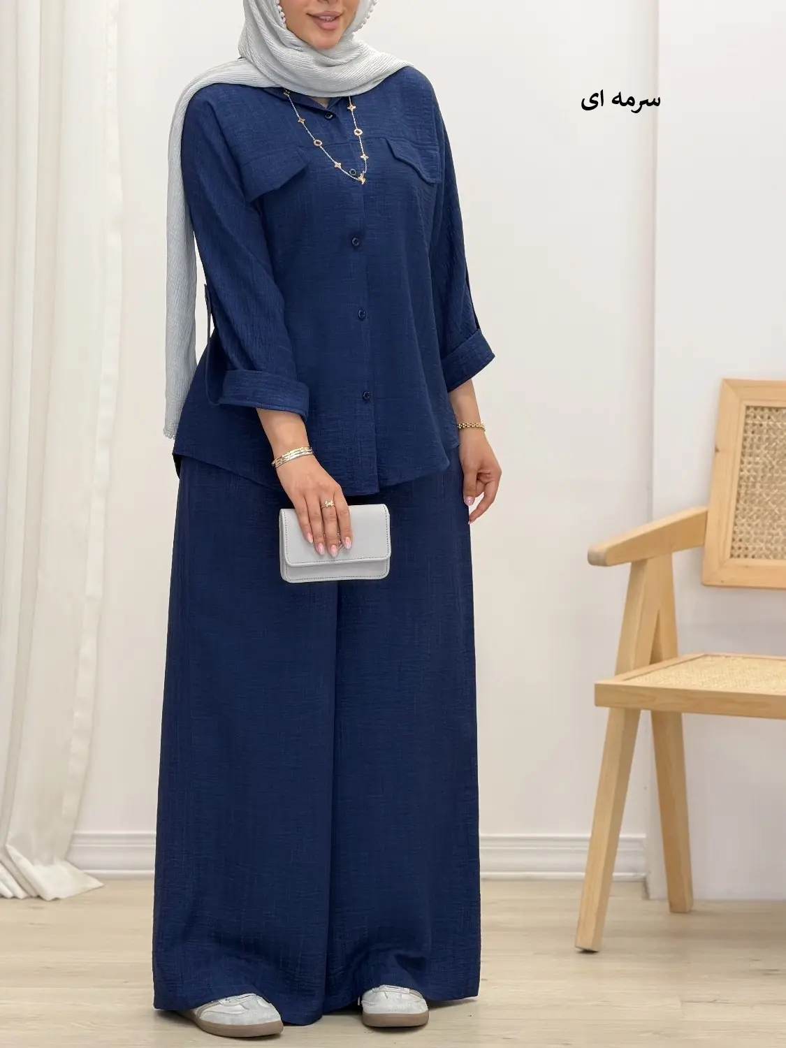 4525-شومیز وشلوار مکس